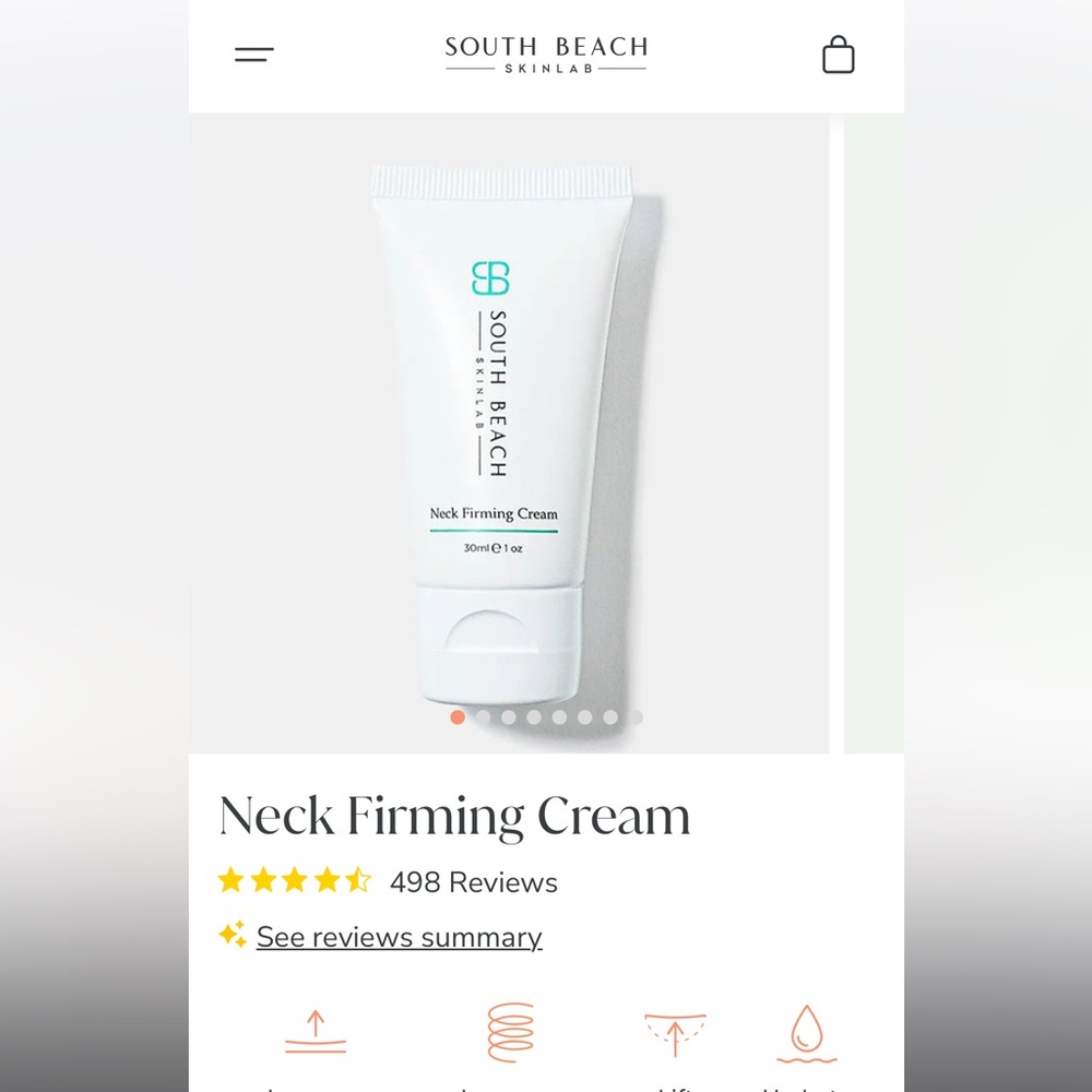 South Beach Skin Lab Neck Firming Cream